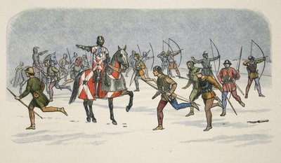 Stratagem of Lord Fauconberg at Towton, 29 March 1461, from A Chronicle of England BC 55 to AD 1485 by James William Edmund Doyle